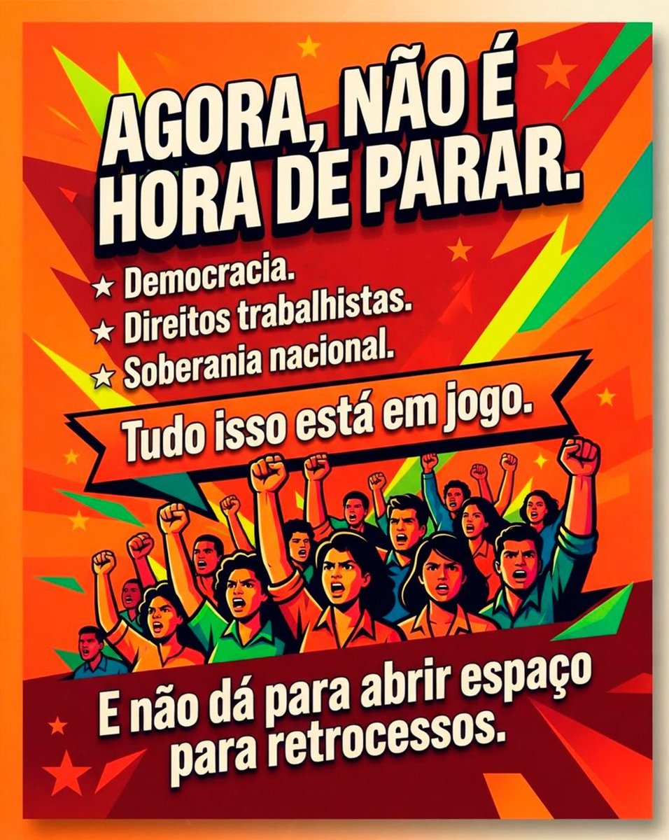 BancariosPb's tweet photo. [ELEIÇÕES]

O 2º turno será decisivo para a democracia, os direitos da classe trabalhadora e a soberania do Brasil. É hora de ocupar as ruas e as redes, conversar com quem está ao nosso lado e defender o fim da escala 6x1 e pautas históricas, como a redução da jornada para 40h. https://t.co/nPVORGvIqJ