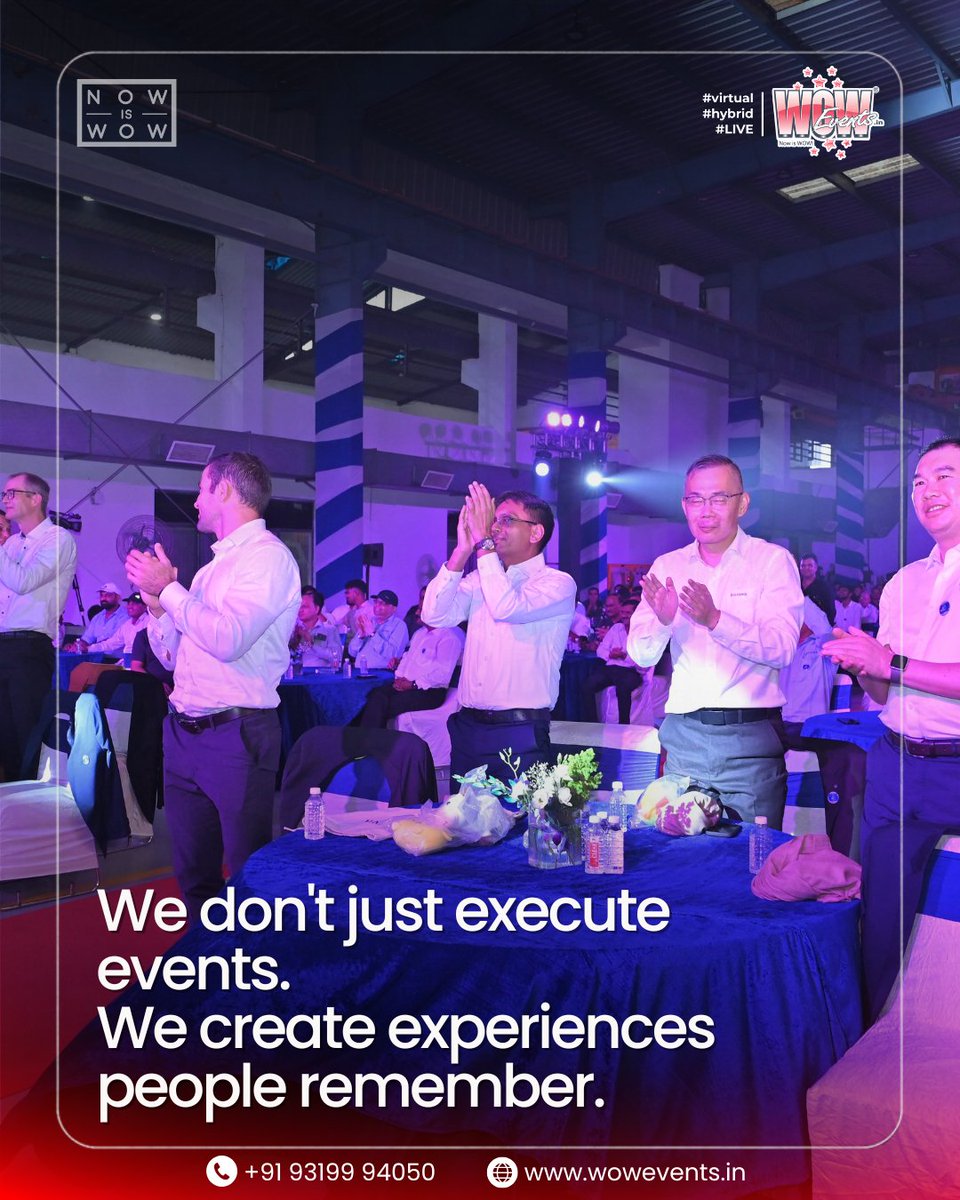 WOWEvents's tweet photo. 40 years of excellence, celebrated through meaningful moments. Schenck’s milestone reminds us: great events create experiences people remember.

Planning a corporate celebration?
Let’s create an experience worth remembering.
📞 +91 93199 94050
🌐 https://t.co/kC9e5FRq6z https://t.co/8pfATOgRSD