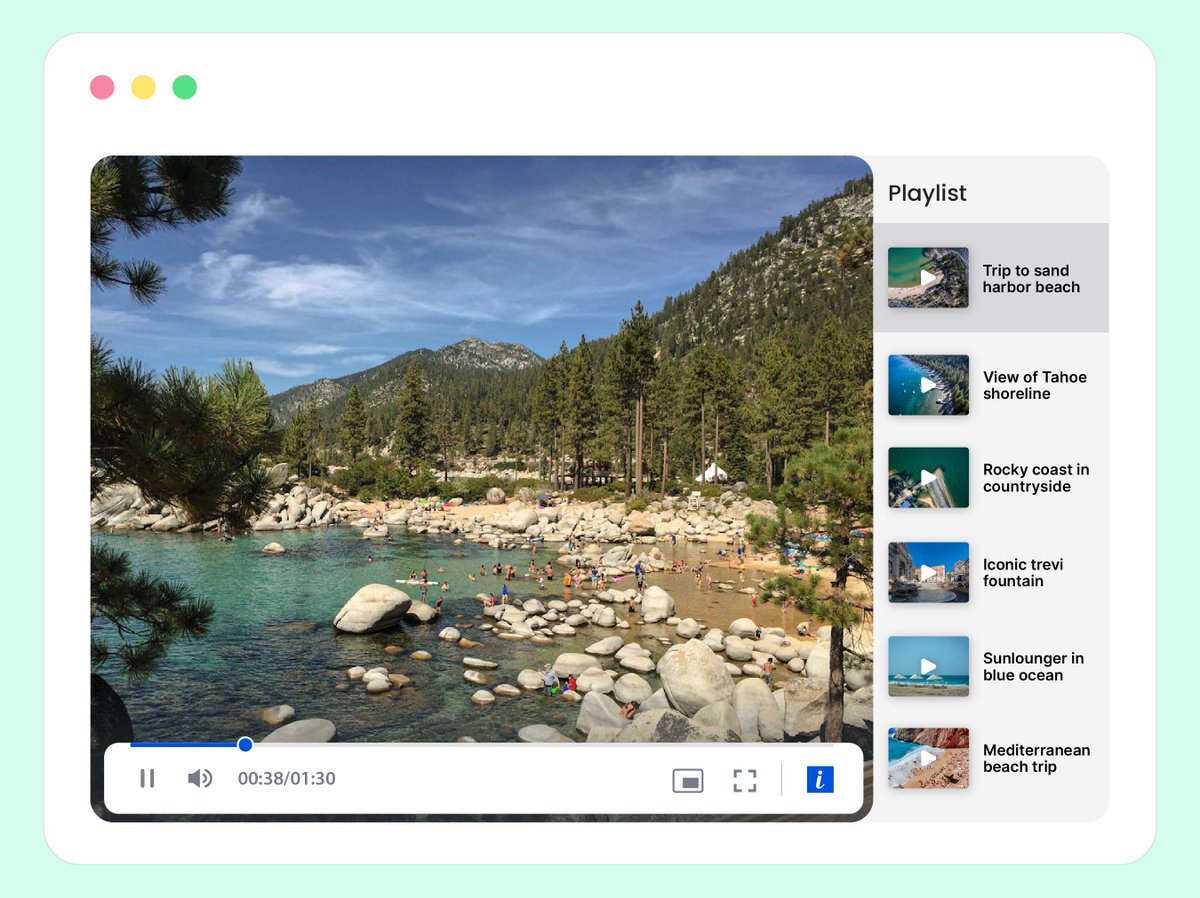 ImagekitIo's tweet photo. ImageKit’s AI-powered Video Player and Analytics helps you build better video experiences and understand how they perform.

Use it to:
🎬 Add subtitles, chapters, playlists, and recommendations
🛍️ Create shoppable video experiences
📊 Track engagement, playback quality, and errors
🎨 Keep the player aligned with your brand

One place to manage playback, viewer journeys, and performance.

#VideoPlayer #VideoAnalytics #ImageKit