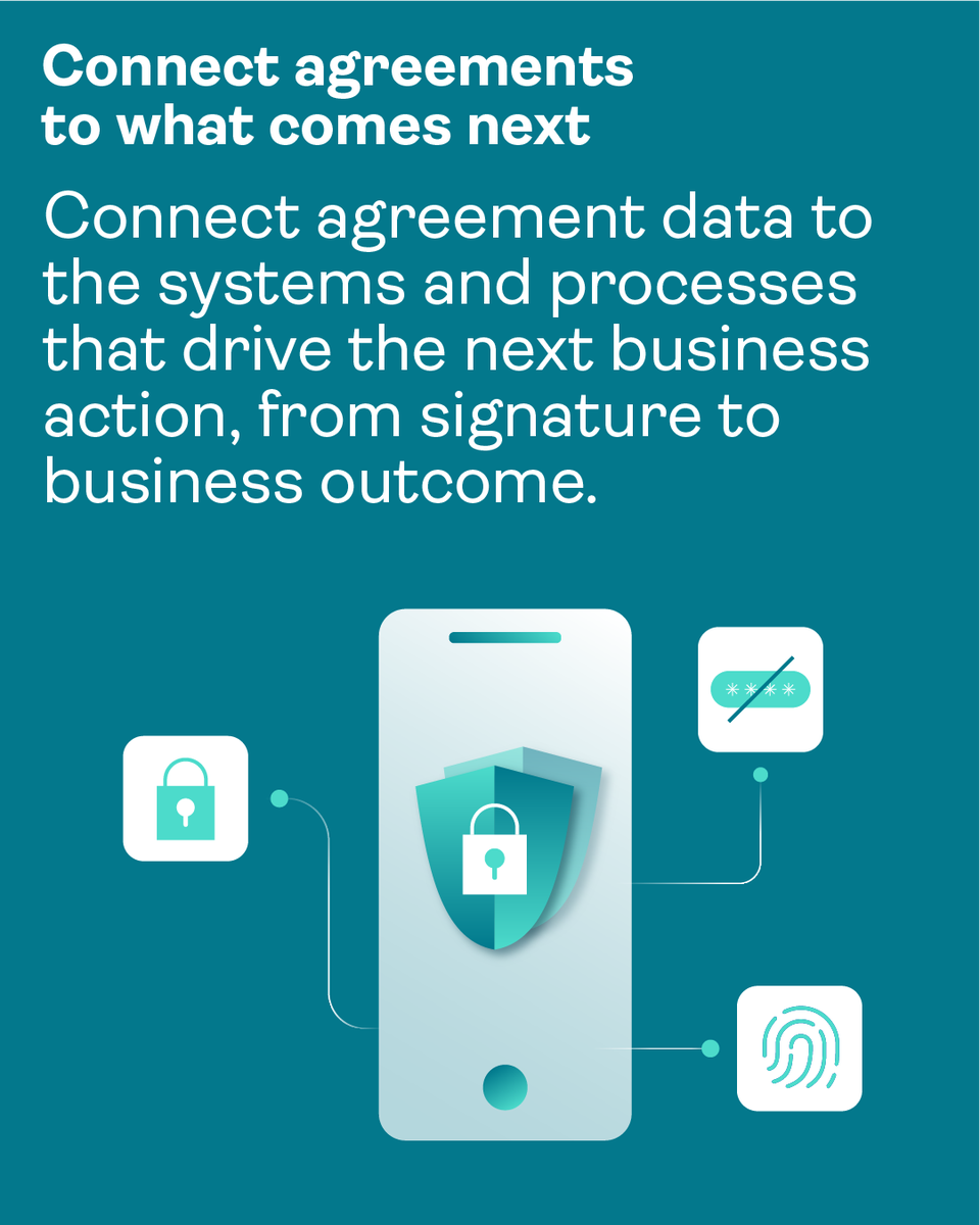OneSpan's tweet photo. eSignature changed how agreements are completed. Now, the opportunity goes beyond the signature.

From preparation and verification to downstream processes, there's more to the digital agreement workflow.

See what's next for OneSpan Sign: https://t.co/2W7vKkdYob https://t.co/djOtaA5npo