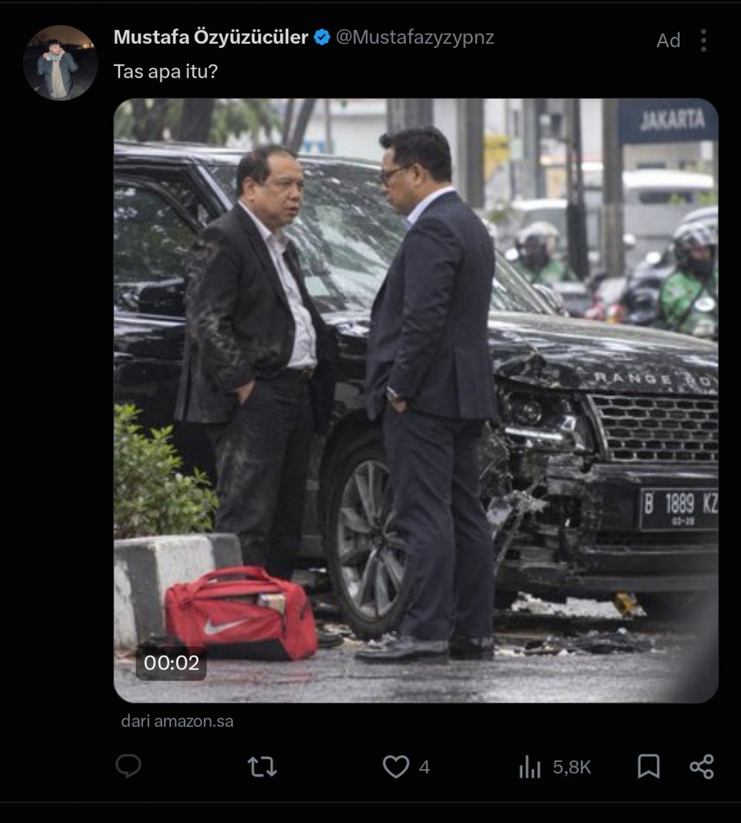 100xCetta's tweet photo. Njirr, iklan apa ini cok?? Ini Twitter kenapa dah baru secroll 2 kali nongol lagi ini iklan. Pak Purbaya bukan sih itu. Teori apa lagi nih?? 🤔🤔 https://t.co/ZQhWCpp87B