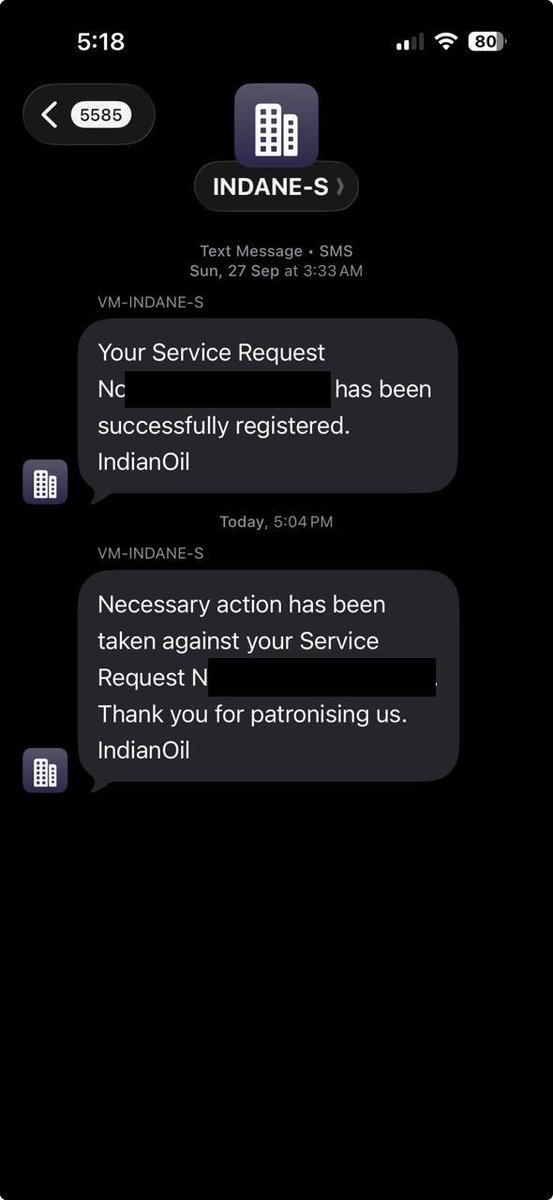 bhartivatsal's tweet photo. complaining used to mean forms, helplines and hold music , now i just text @iradotso and it gets all of my stuff done, she filed my petrol pump complaint with indianoil and they've taken action 🙂 https://t.co/MC2PHDkv94