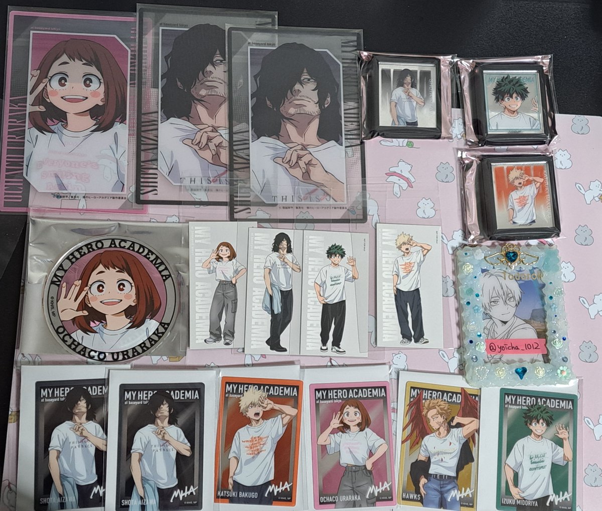 yoicha_1012_'s tweet photo. 交換
僕のヒーローアカデミア　ヒロアカ　ベースヤード トーキョー　グラッテ

譲
ホークス、麗日、相澤、爆豪、緑谷、死柄木、トガ、荼毘

求
轟>>>定価

郵送、まとめての方優先
同タイトルでの異種交換○（PayPayなどで差額精算可能）
2枚目は過去弾となります。
よろしくお願いします🙇 https://t.co/G4FEQpL1lG