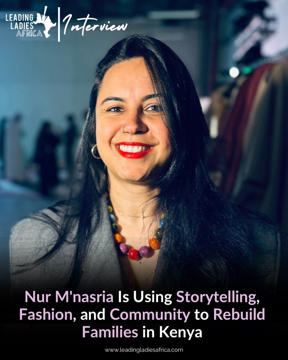 LeadingLadiesAF's tweet photo. Some people see suffering and look away. Nur M’nasria looked closer, and stayed.🔥

A Tunisian-American storyteller and media producer, Nur turned one life-changing encounter in a Nairobi slum into a decade-long mission built around one principle: doing good with dignity.

🧵🪡 https://t.co/M45jnQXWwn