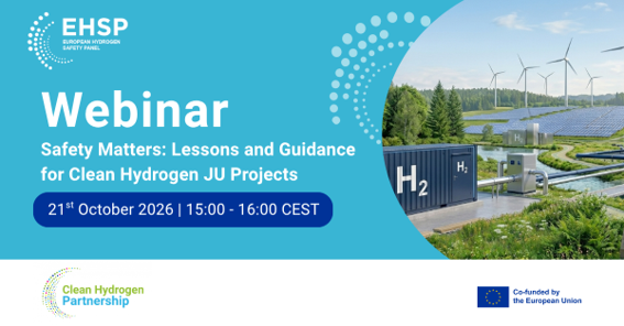 CleanHydrogenEU's tweet photo. 🔔 Join us for the Webinar | Safety Matters: Lessons and Guidance for Clean Hydrogen Partnership Projects

➡️ Key findings from recent EHSP reviews
➡️ Common improvement areas&amp;best practices
➡️ Guidance on Safety Plans

📅 21 Oct | 15–16 h

Register now: https://t.co/991sNWh6m0 https://t.co/qWbACDghdx