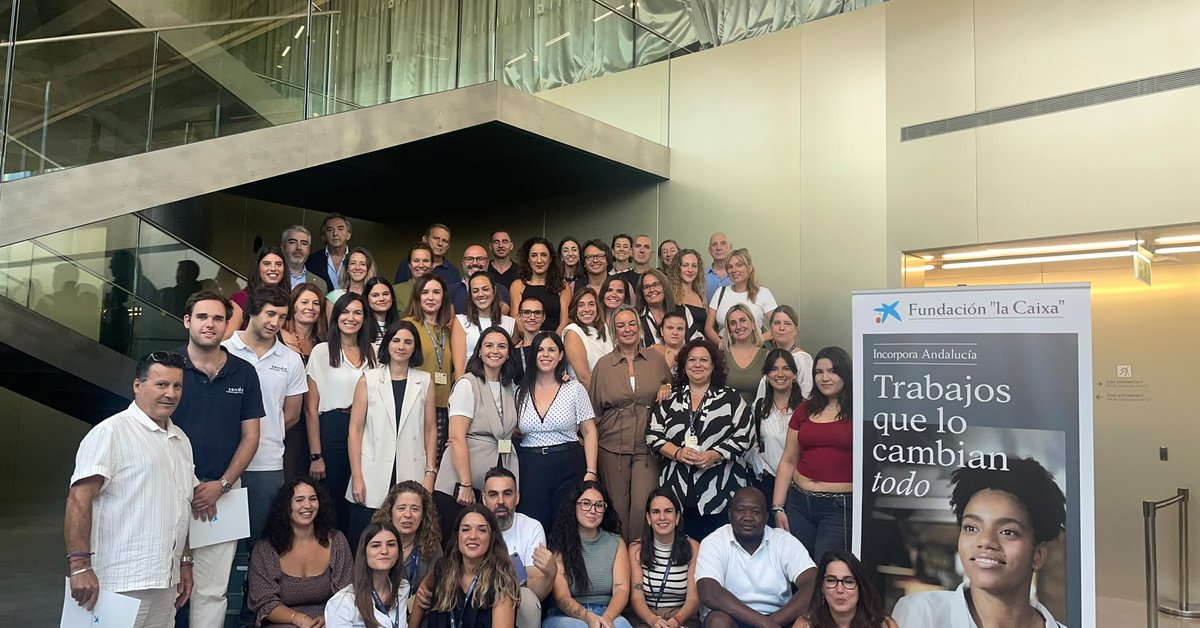 funddonbosco's tweet photo. Inclusión en Acción del de la @funddonbosco en Sevilla del Programa Incorpora.

Una mañana para hablar de oportunidades, pero también para poner sobre la mesa los falsos mitos que todavía existen cuando hablamos de personas en situación de vulnerabilidad.

@FundlaCaixa https://t.co/cOnbe7TIwz