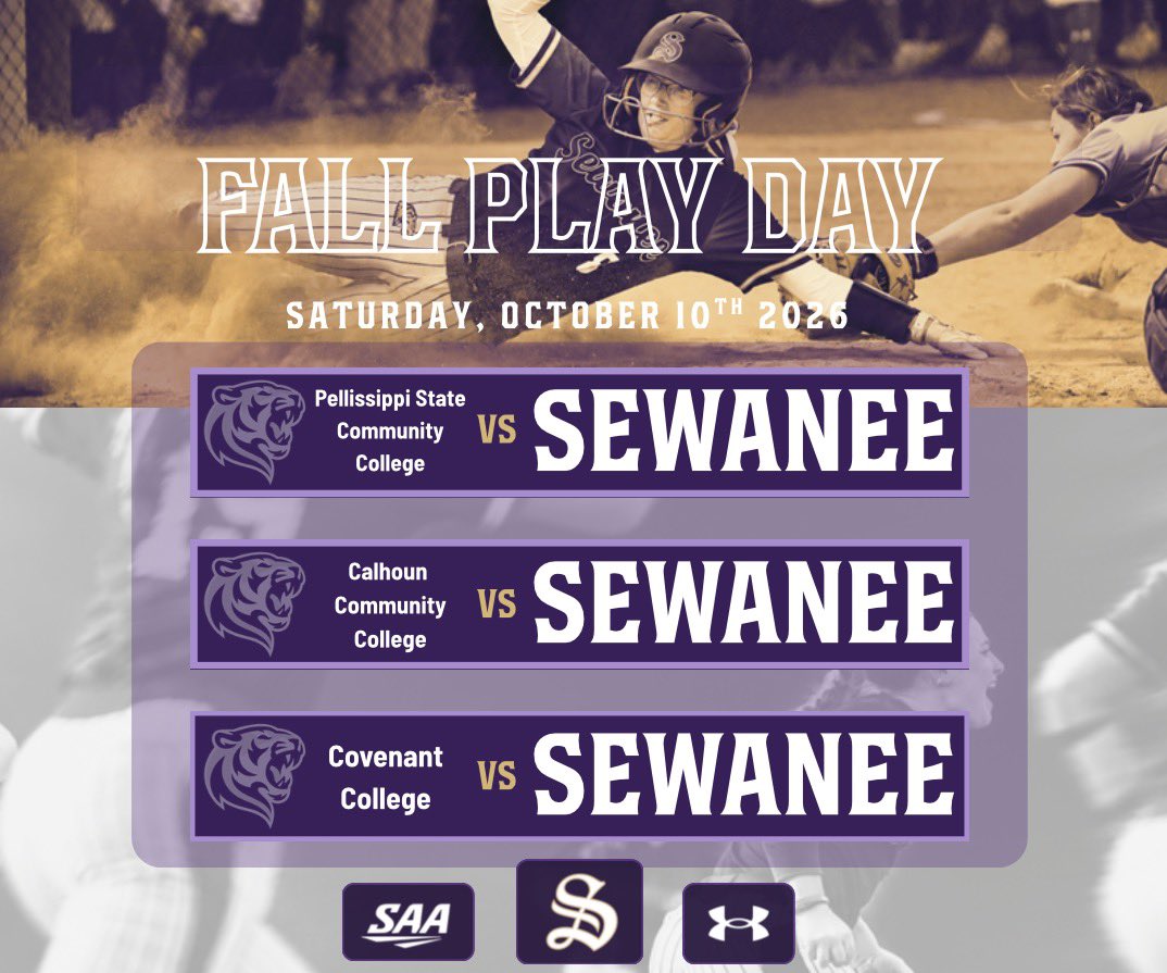 SoftballSewanee's tweet photo. Tigers are BACK in action this Saturday in Chattanooga for our Fall Play Day! 🐅 https://t.co/vNeoT6oTyq