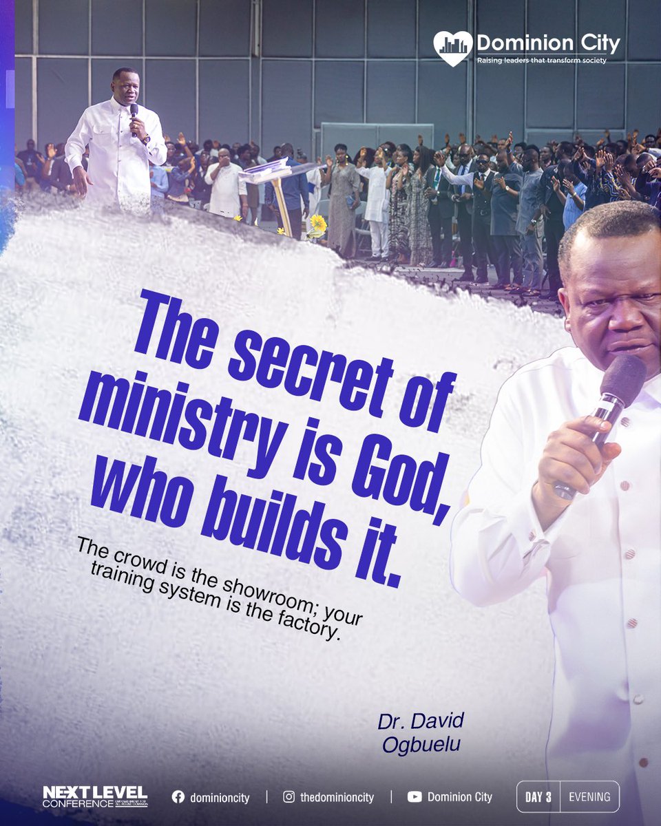dominioncitylag's tweet photo. Excerpts from Dr David Ogbueli’s session
#DominionCity #DCNextLevelConference2026 #DrDavidOgbueli
#SessionNuggets https://t.co/YWZuxADcdk