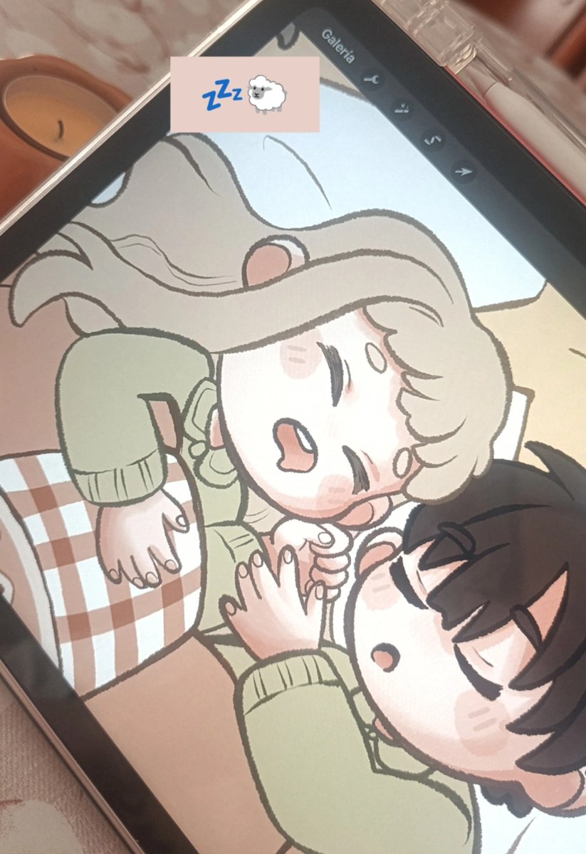 by_saraart's tweet photo. WIP 💤🐑 https://t.co/vGXYGDTz8L