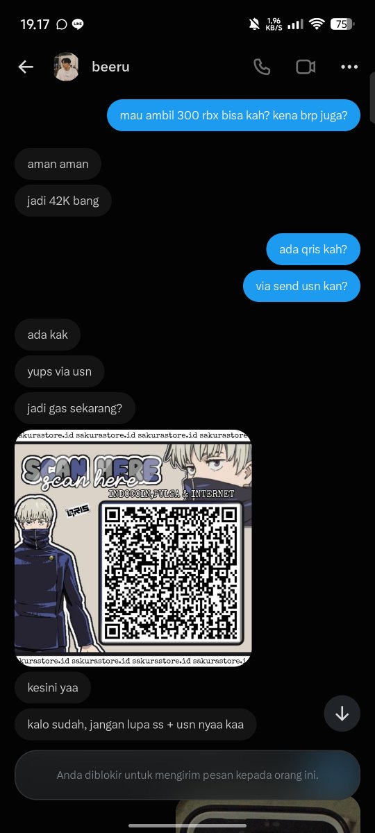ernesraaa's tweet photo. sorry, fresh banget nih barusan banget. hati hati ketipu sama akun ini. niat baik beli robux, malah ditipu hahaha. bantu share guys 😂 https://t.co/xWyOyiW7JR