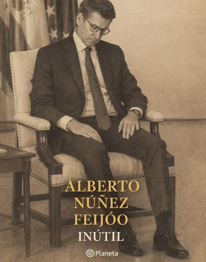 Rimanegra_'s tweet photo. 🔴 ÚLTIMA HORA | Feijóo también debuta en el mundo editorial con ‘Inútil’, un libro sobre su aportación a la política https://t.co/4O0hrw9RrF