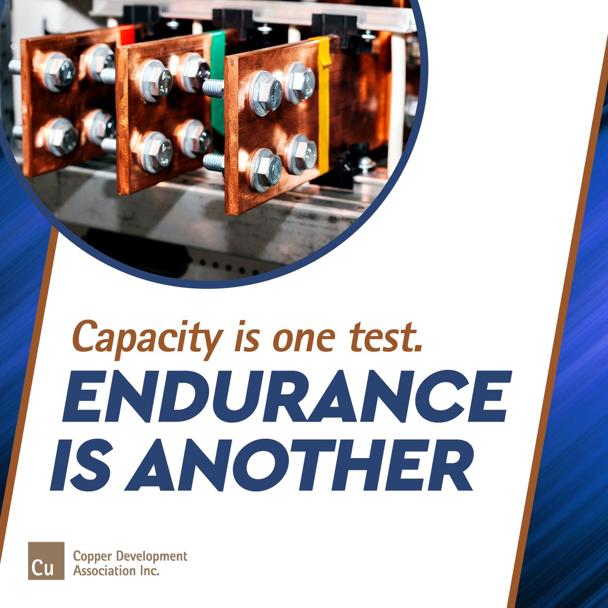 thinkcopperUS's tweet photo. Changing loads repeatedly heat and cool busbar joints. Aluminum expands about 35% more than copper, placing greater stress on connections. In accelerated-aging tests, copper joints maintained more stable performance.
#CopperPowersProgress #CDA #CopperPowersData https://t.co/ylD3apEhce