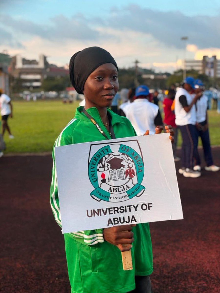 Uofasugconnect's tweet photo. *WAUG 2026 UPDATE UNIABUJA*

 Uniabuja taekwondo 🥋 athlete Name: Muhammad Amina from the department of Educational Management 
Won silver🥈 medal 
Weight: -57kg

At 15thWAUG GAMESin Teakwondo https://t.co/yCjrRo0vQd