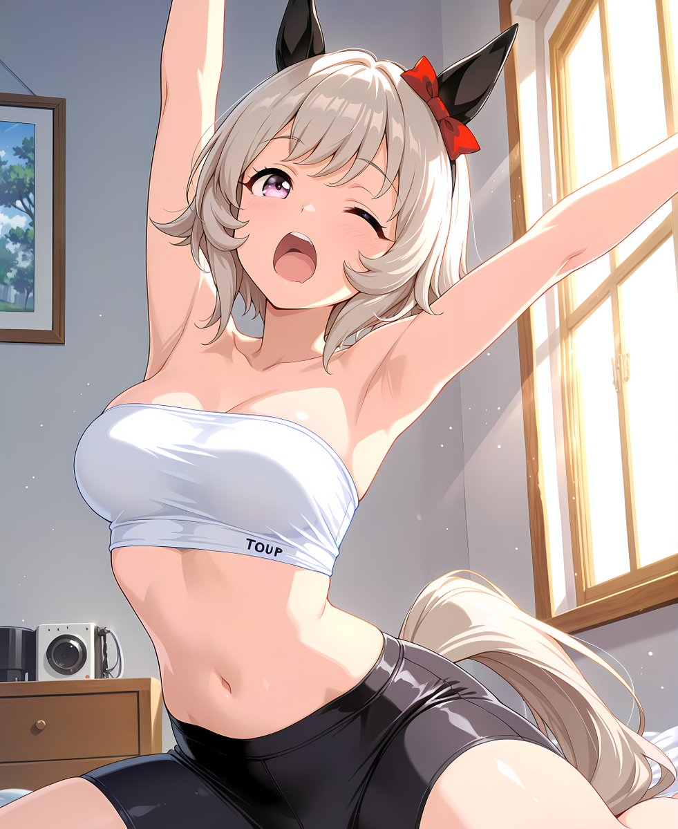 kureha0778's tweet photo. おはようございます
今日もお仕事がんばりましょう✨
#カレンチャン
#ウマ娘
SFW Illustration. No nudity or suggestive intent https://t.co/OYwqHS9BcX