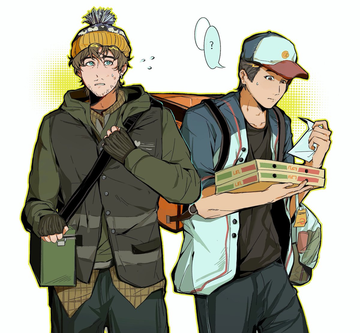 sen790625's tweet photo. 俩命苦外卖小伙 #ResidentEvil #twd https://t.co/4wIP6MO0k8