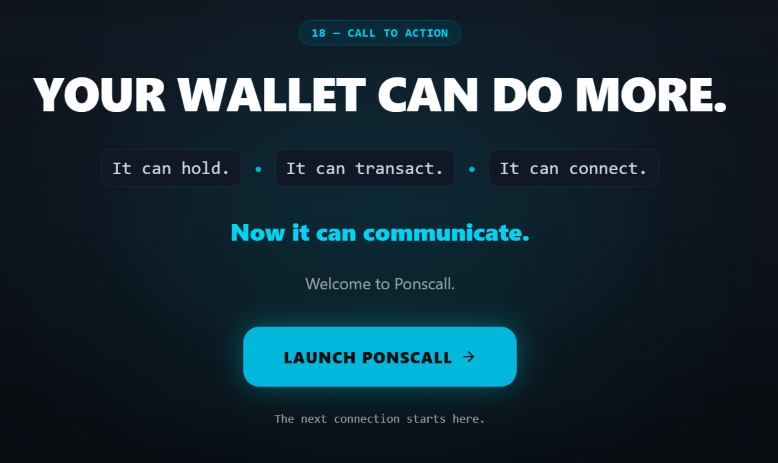 ponscall's tweet photo. Welcome to Ponscall. https://t.co/XVKsZxyJjw