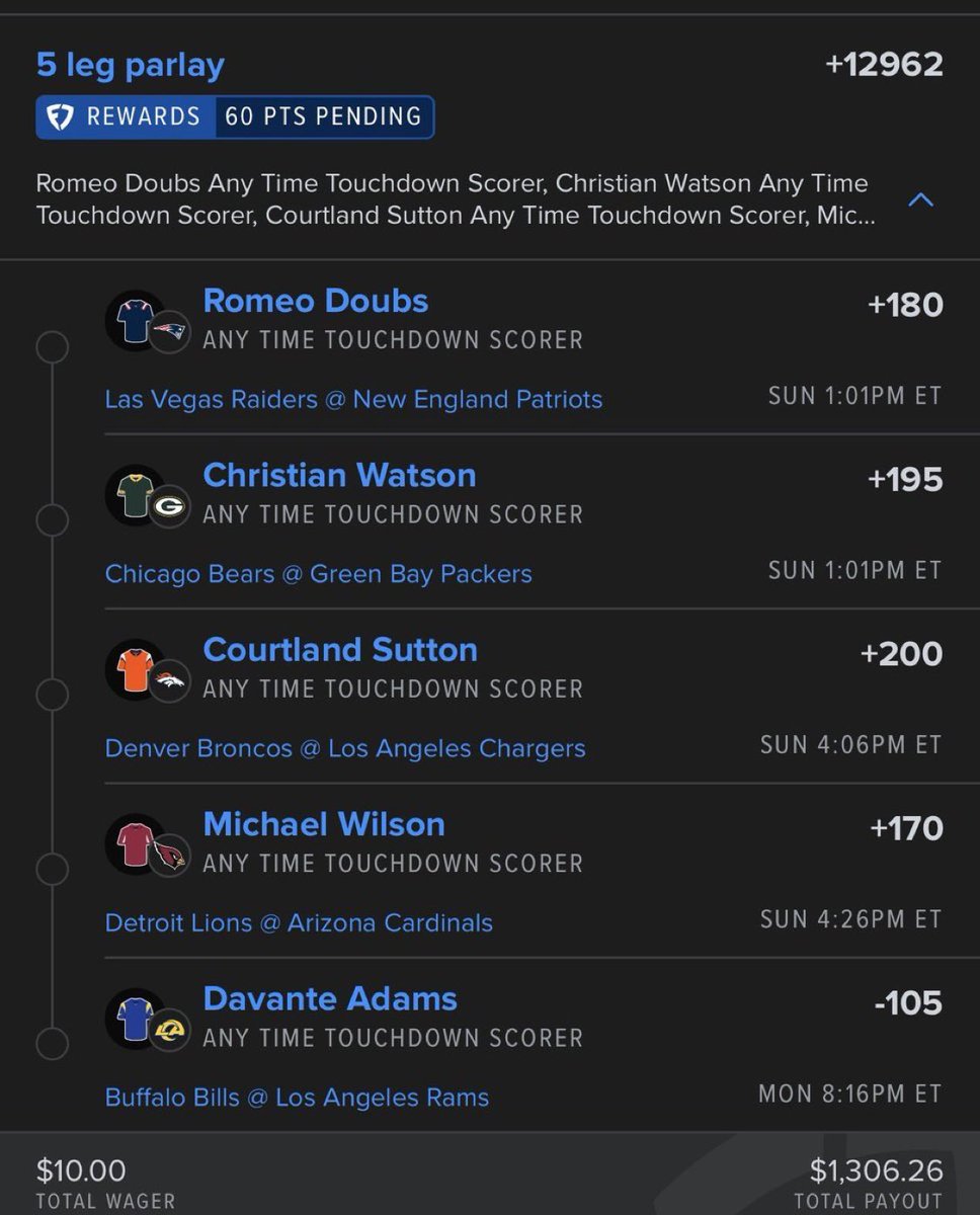 CashoutClubX's tweet photo. π TURN $10 INTO $1.3K π
NFL WEEK 5 IS HERE π₯π°
The ladder starts now. Whoβs riding with me? πβ¬οΈ
@Playbook
#GamblingTwitter #GamblingX #SportsBetting #WinSlip #Parlay #ParlayWin #FanDuel #DraftKings #PrizePicks #BetMGM #NFL #NBA #MLB #NFLPicks
Full Access π
https://t.co/dp7GRqF2sN