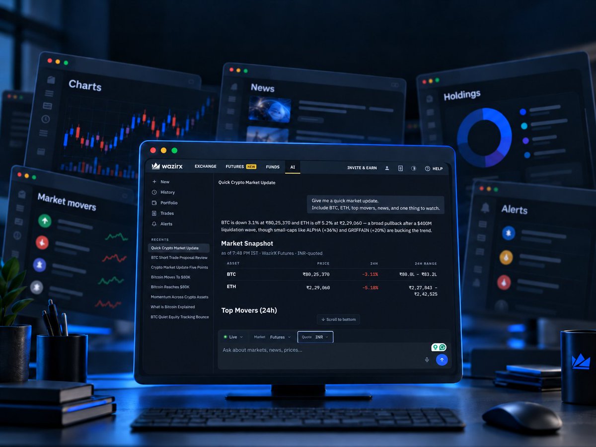 WazirXIndia's tweet photo. why open five tabs for the full picture?

when you can just ask WazirX AI https://t.co/bsqYlIkojz
