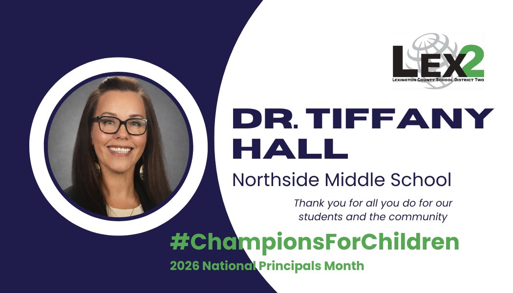 LexingtonTwo's tweet photo. Thank you Dr. Tiffany Hall, principal of @NMScougars. #ChampionsForChildren #NationalPrincipalsMonth #WeAreLex2 https://t.co/dyPybSRtfH