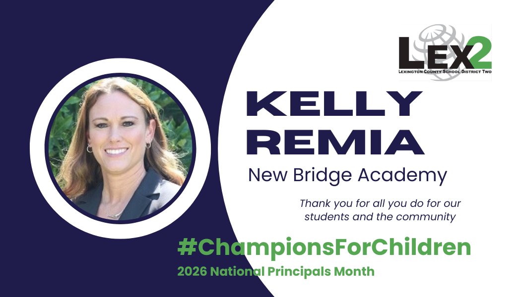 LexingtonTwo's tweet photo. Thank you Kelly Remia, director of @NewBridge2325. #ChampionsForChildren #NationalPrincipalsMonth #WeAreLex2 https://t.co/IBI18g3YjQ