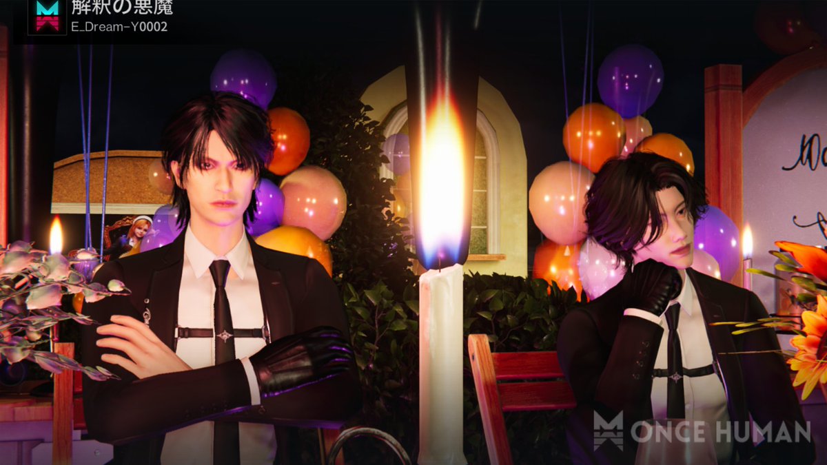 GreenFox_Gaming's tweet photo. #oncehuman #ワンスヒューマン #bucktick #米津玄師 #櫻井敦司
アビスエッセンス20個達成記念
iris-outな魔王様と解釈の悪魔さんです…
堕天使のPV撮影の合間でしょうか( https://t.co/0kBwrn98aI