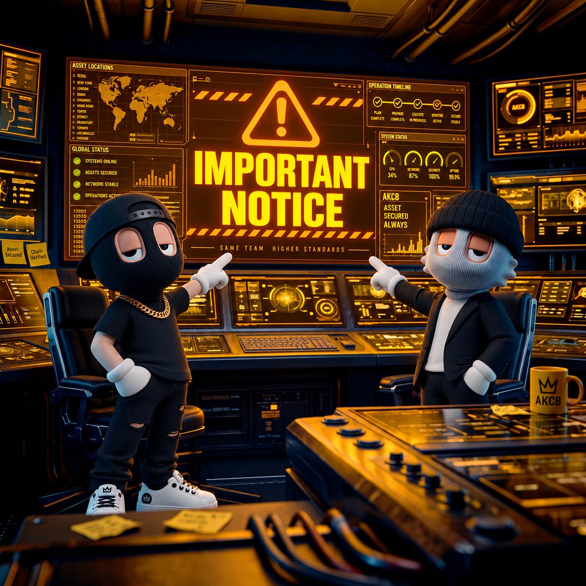 akidcalledbeast's tweet photo. 🔔The old AKCB collection is now officially retired.

👀Please Read Carefully.👀

We took a final snapshot of ownership at block 26,140,450. That snapshot determines who receives the new BEASTs.

⚠️ Please do not buy from the old collection from any source. Any purchases made after the snapshot will not carry over to the new collection.

When the new contract is ready, we’ll share the official address here on our X account only. BEASTs will be airdropped their new NFTs with the new contract.

We will never send the contract address through DMs. Please be careful of impersonators and fake links.🚨