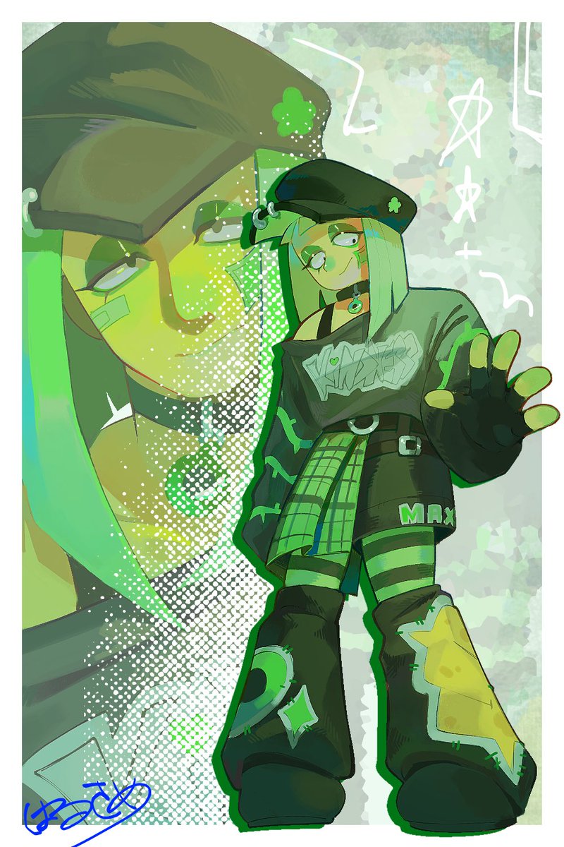 H4rus4me_014's tweet photo. punk fashion 💚 https://t.co/U2jYdzMwlQ