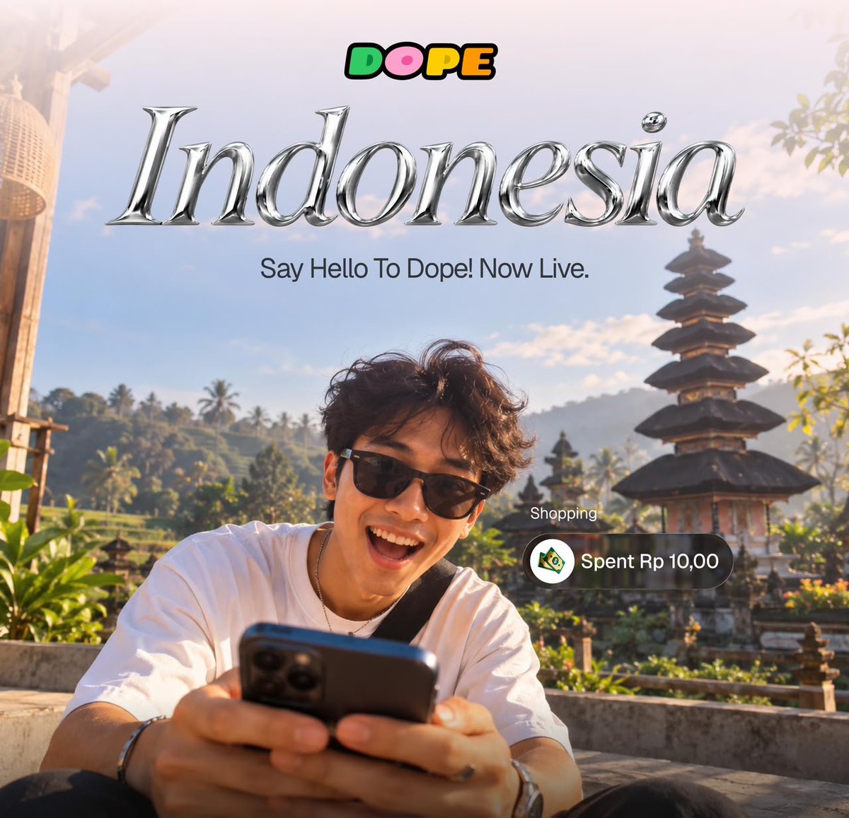 dopepayme's tweet photo. Dopepay is live in Indonesia 🇮🇩

→ send and receive money globally
→ convert crypto into IDR
→ pay like a local, without a local bank account
→ scan local QR codes and pay with crypto

Digital nomad, freelancer, or getting paid from abroad?

dope is your new favourite twin 

(get up to $10: pay with dope in Indonesia & quote this tweet with your payment screenshot)
4 randomly selected users