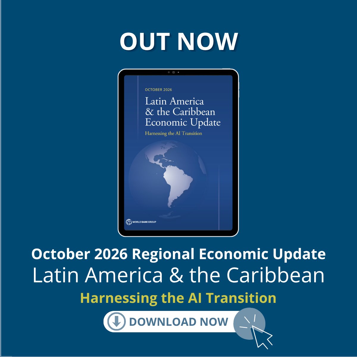 WBGPubs's tweet photo. The economy of #LatinAmerica and the #Caribbean is projected to grow by 2.2% this year, a figure that falls short of the region’s true potential.

Countries that have adopted sound public policies are already growing at rates of 3% to 4%: https://t.co/VLuCXCjVLZ https://t.co/odsEkaKqQr
