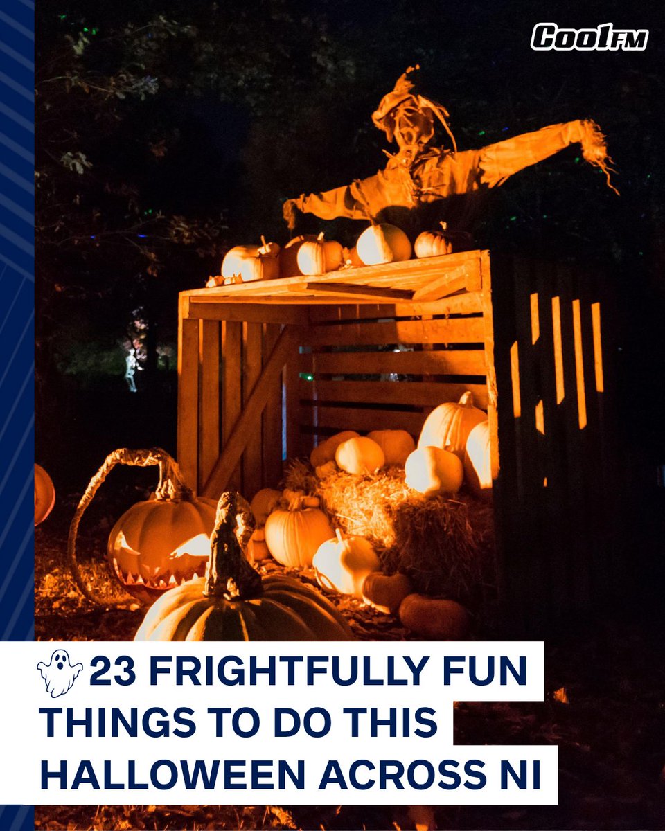 coolfm's tweet photo. Things are getting a little spooky around here 👻  Check out our 'freaky list' of local Halloween events this October across NI 👇
https://t.co/UbSZjFMxel https://t.co/BogEYxex5Q