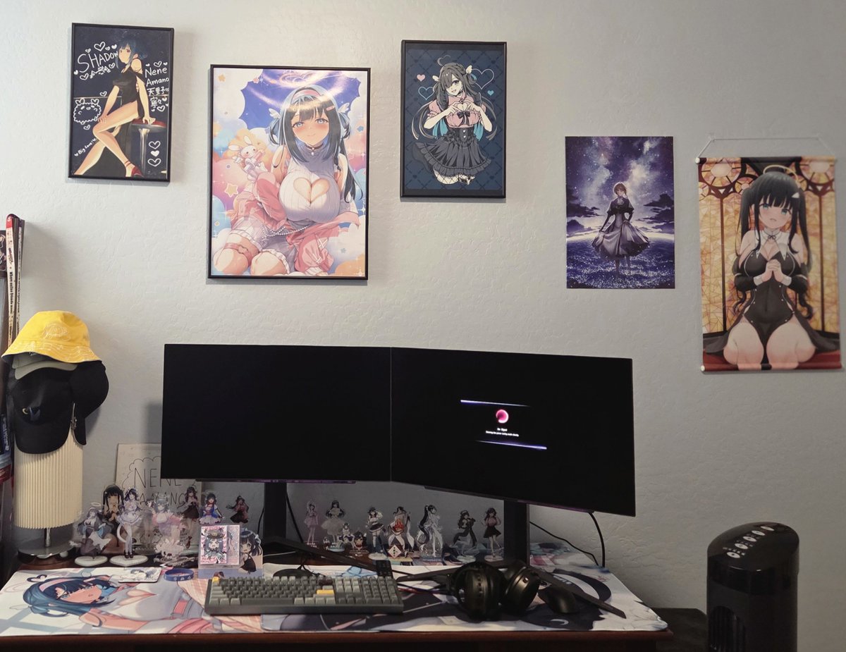 Shadow4916's tweet photo. Just got finished assembling my battle station for Sunday. Nene truly is a blessing in my life. Thank you for everything Nene! I'll be your cloudtomo forever ok Chump? I'll see you on Sunday!

#NeneTenshiBdayFINAL https://t.co/Ss6TqsTlot