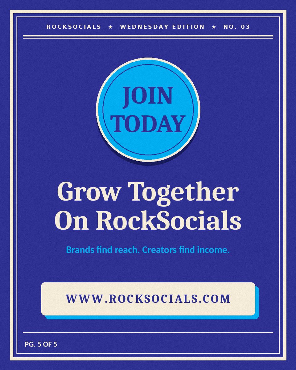 RockSocials's tweet photo. Join today: https://t.co/9VmL2G4Kzc https://t.co/vZGUgiauHF