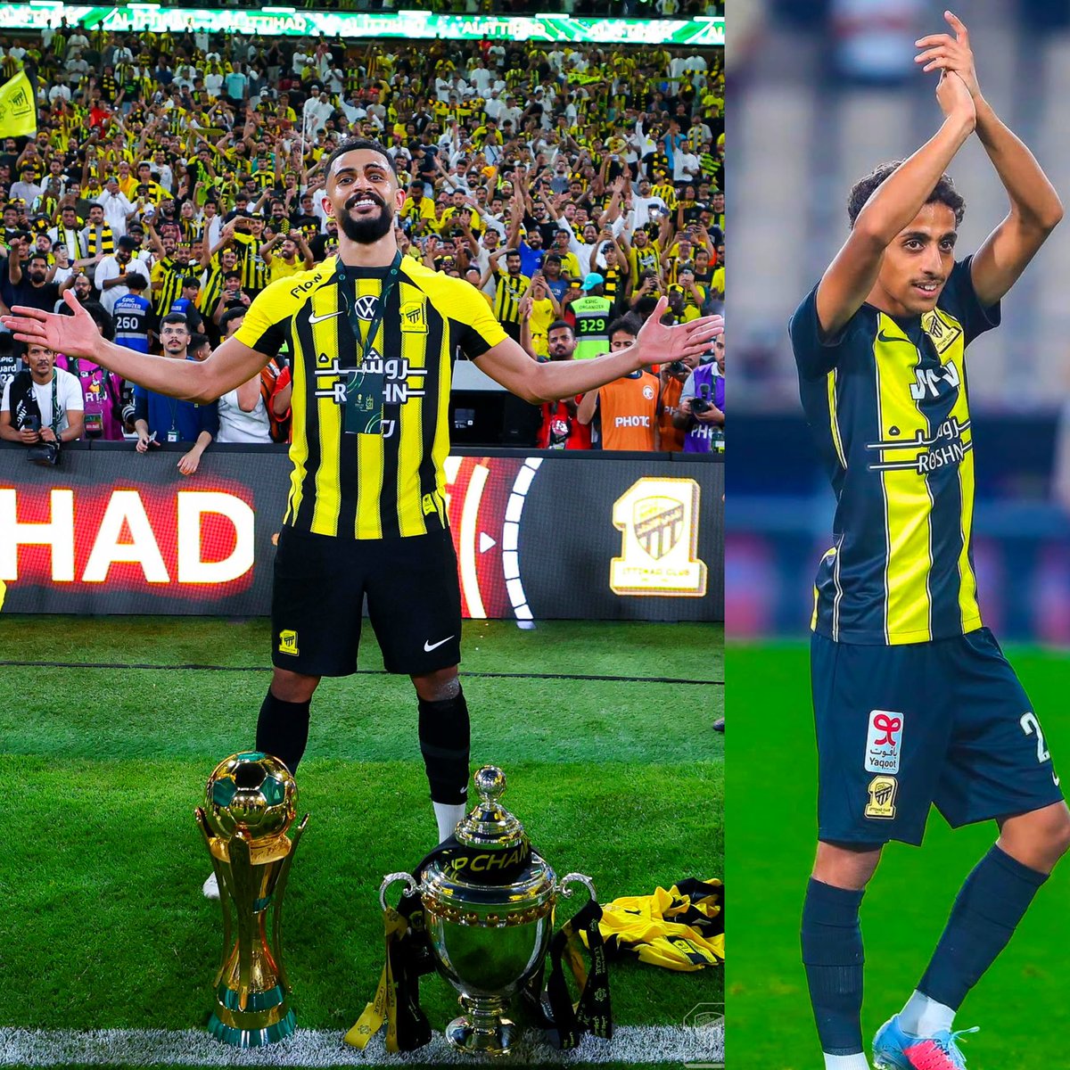 ittfc30's tweet photo. - عبدالاله العمري
- همام الهمامي

همام يدخل الفترة الحرة في 1 يناير 2027 ، وعبدالاله العمري يدخل الفترة الحرة في 1 يناير 2028 ⏳

من الان ، يجب التجهيز للتحركات لاعادة هذه الثنائي مجددًا الى الاتحاد ، امتلاك اسماء محلية بهذه الجودة ضمن قائ��ة الفريق يمثل اضافة كبيرة للفريق 🟡⚫️⏳ https://t.co/RaAjec2OCN