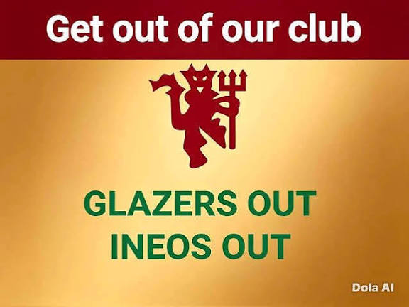 Gazelliottmufc's tweet photo. #GlazersAreVileVermin  #GlazersOut 
#RatcliffeOUT 

Hurry and leave https://t.co/fn3BilunpI