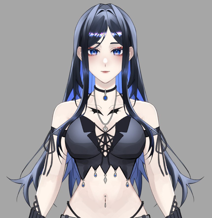 avuuus's tweet photo. I'm trying to draw a VTuber model https://t.co/69SnvJ6Bbo