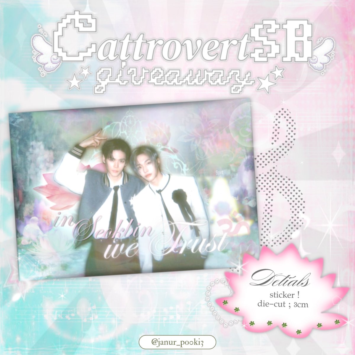 janur_po0ki3's tweet photo. pls kindly rt 🪷

giveaway for หินเบ้บ shipper 🐈🐈‍⬛
stickers die-cut 3cm (only 100ea !!)

☕️ at sonbrown café
date : sat 10 oct
time : 10.00 - 12.00 (walk in) 🪿

rt &amp; show this tweet 주세요
#CattrovertSB #3901room https://t.co/WsW7NRmGVz