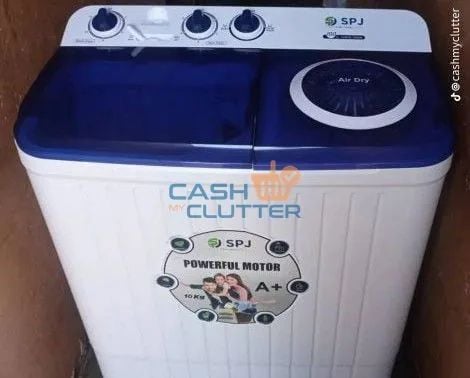 cashmyclutter's tweet photo. Updated details on this SPJ washing machine — used but in excellent condition, ready to make laundry day easier.

UGX 550,000, available in Kampala.

https://t.co/H1iJDEsEat

#CashMyClutter #WashingMachine #Kampala #SecondHand https://t.co/LowLTbfk3d