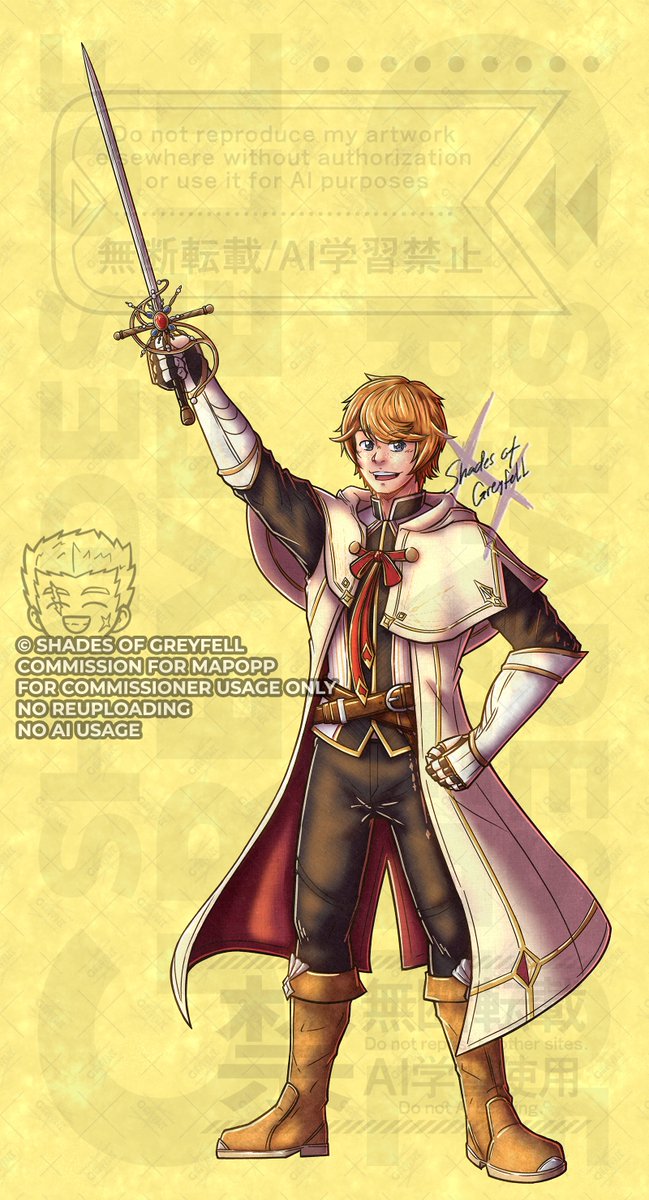 ShadeGreyfell's tweet photo. [COMMISSION]
A Full-Body Render+ commission for @MaPoPP feat. Marques Jr from Infinity Nikki, thank you so much! 🙏✨ https://t.co/7qGyAqjdbW