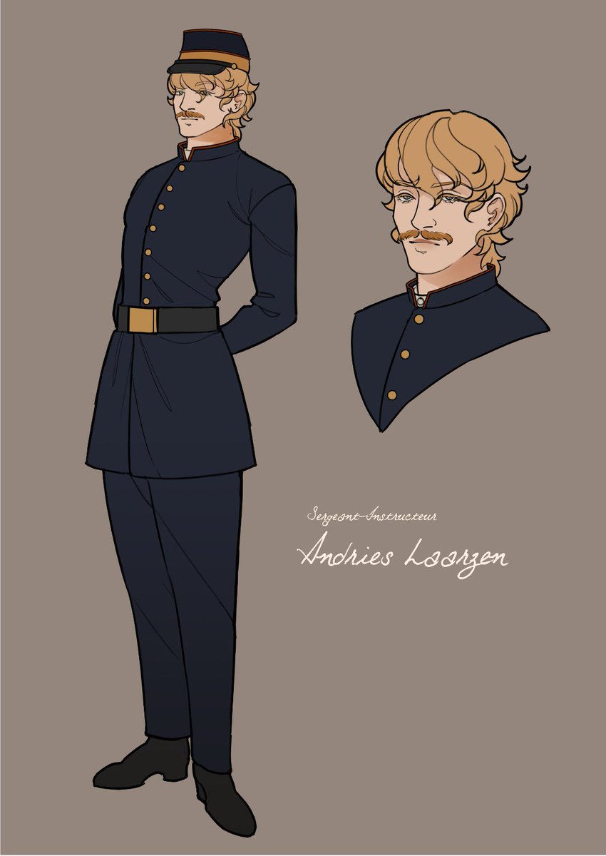 pickled_lily_'s tweet photo. Sergeant-Instructeur Andries Laarzen. 

An instructor at the Militair Pupillenkorps, a colonial military school to train mixed-race boys into obedient soldiers in Gombong, Central Java who left an indelible mark upon Thijs psychologically, sexually and ideologically. https://t.co/j35mlYndgB