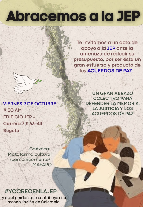 anacrisrestrepo's tweet photo. La sociedad civil defiende el derecho a la verdad y la justicia.
Viernes, 9 am. 🕊️ https://t.co/vRDwJLwJPT