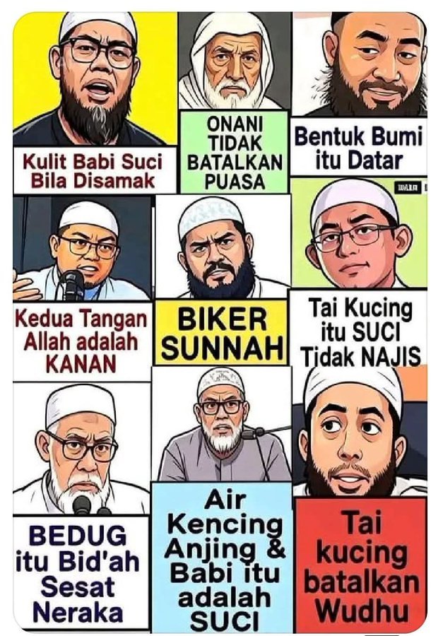 aja_50829's tweet photo. @HasanHa54253670 @Sentjoko @grok @DeHoutman_iQ Lebih gk masuk akal lagi seluruh umatislam sujud ke patung yang bentuknya seperti ffk perempuan ini👇
Dan gitu isi kitab suci, berhubungan dengan selangkangan! 
Al-ahzab 38 👉 Mohamad doyan menantu
Ar-Rahman 70 👉 main sek dengan 72 bidadari 
An-naba 33 👉 tovrut montox 
Dll https://t.co/7Rgqiy77ru