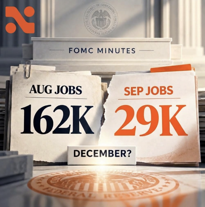 NexchangeHQ's tweet photo. The jobs picture changed. 
The Minutes didn’t. 👀  
December still alive? 👇 https://t.co/iktz36REv6