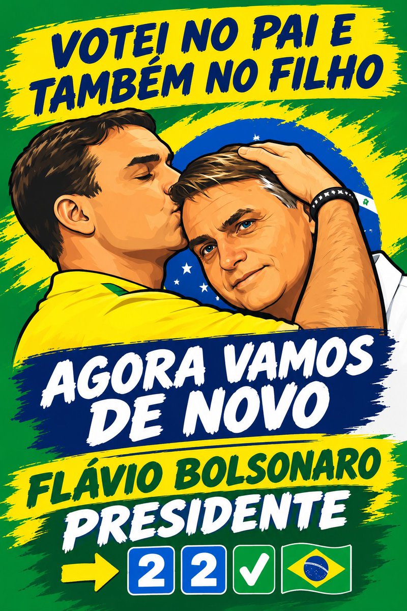 rudicjunior's tweet photo. VAMOS VOTAR FLÁVIO BOLSONARO PARA PRESIDENTE DE NOVO
➡️2️⃣2️⃣✅️🇧🇷 https://t.co/Gh73f10EuI