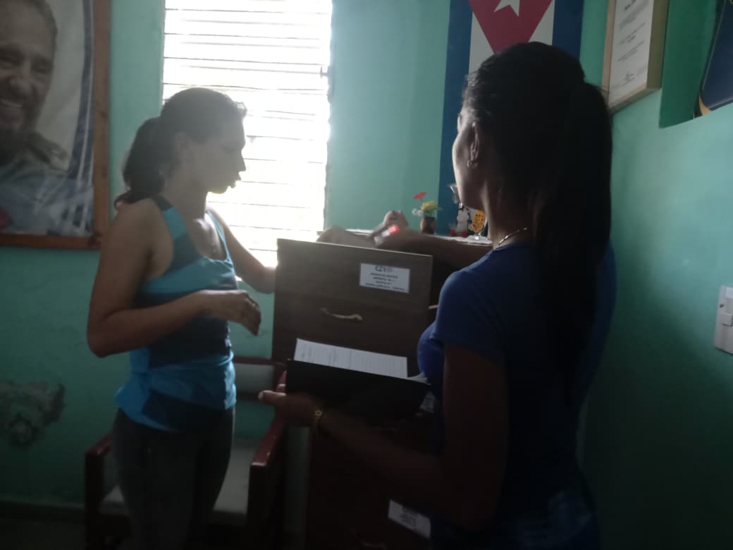 ABausat2026's tweet photo. Desde el Consejo Electoral Provincial de Guantánamo se desarrollan las visitas planificadas a los responsables de archivo de gestión. https://t.co/u5CgrdFjjU