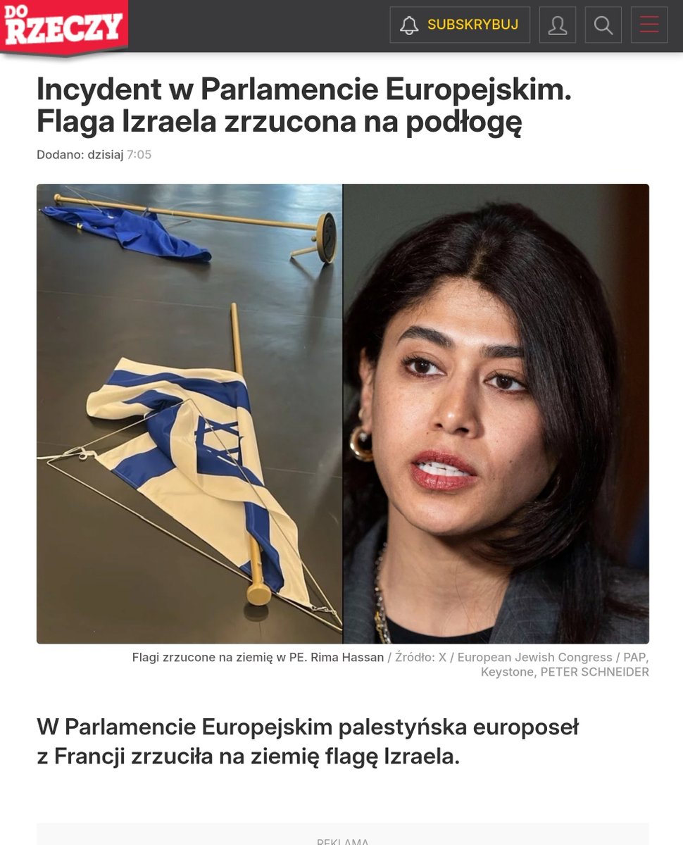Slawomir_Ozdyk's tweet photo. 🟥 Czekam już tylko na alarmistyczne nagłówki w polskojęzycznych mediach: 

"Antysemicka działalność europosła Grzegorza Brauna - inspiracją dla skandalicznego incydentu w Parlamencie Europejskim"!

👇 https://t.co/jHRUQThRCV