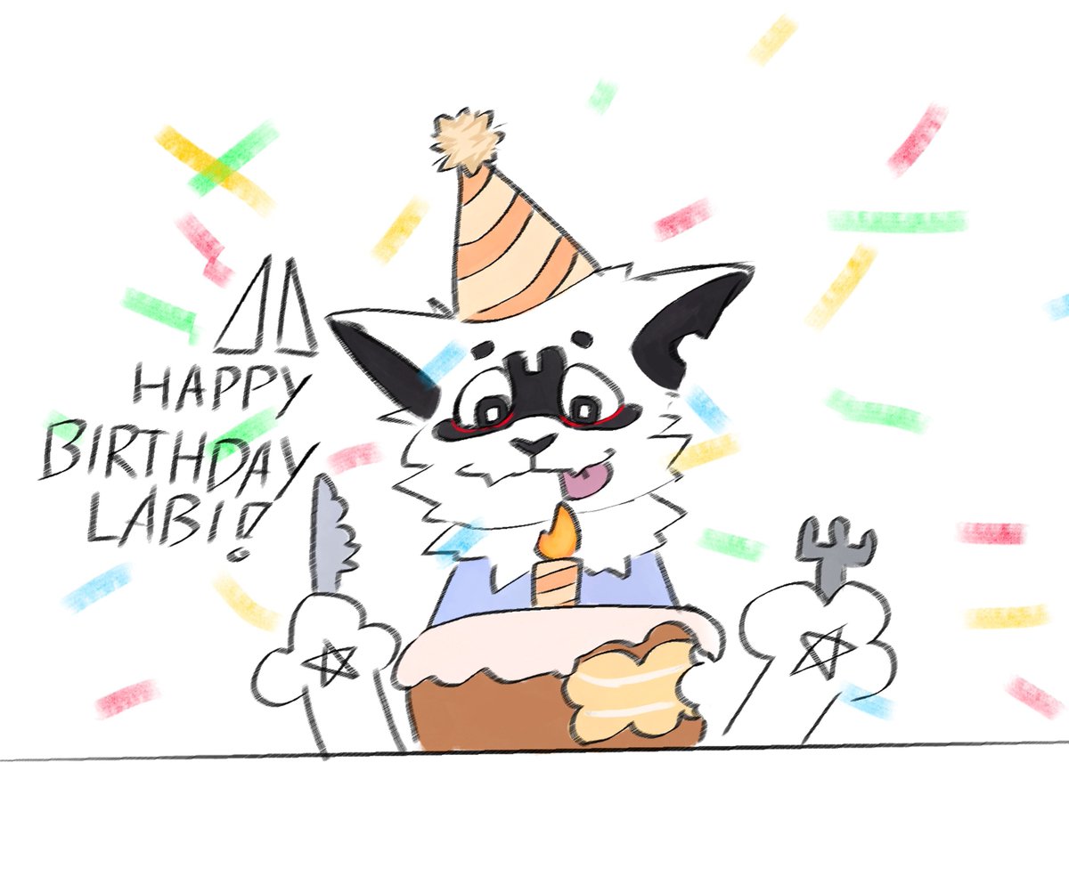 SunnySunShun's tweet photo. Happy birthday Labi!! 
#labirhin

This is very rushed because I forgot that today is his birthday 😭😭😭
at least it's made with love 🥲 https://t.co/zDUYkCKdEn
