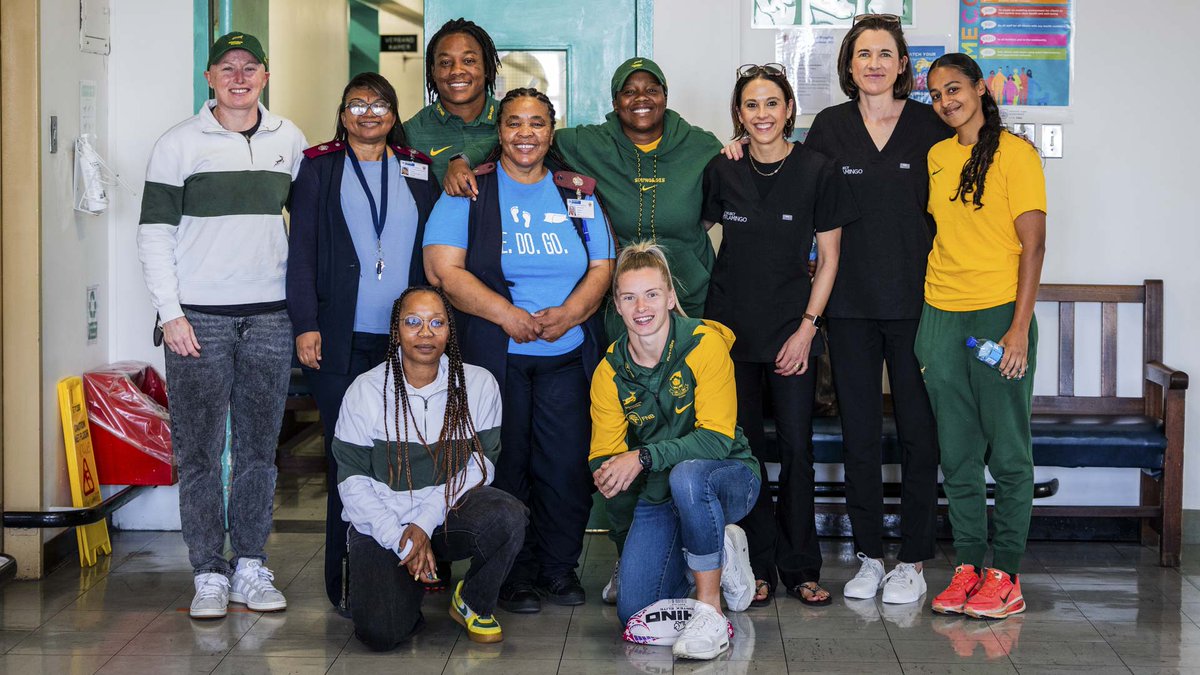 WomenBoks's tweet photo. The #BokWomen are joining forces with @ProjFlamingo and @Engen_SA this month to #MakeRoomforHer, a campaign that brings women's sport and women's health together around one simple idea: every woman deserves to be seen, supported and cared for - more here: https://t.co/YEHyR8mIoH 🦩