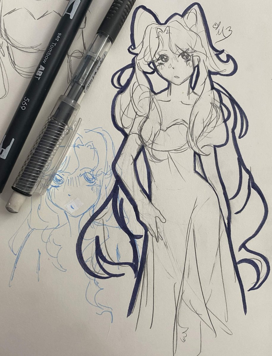 M3rilium's tweet photo. I feel really crappy today so just a sketch :]
#day7 #drawingeveryday #october #sketch #ocdoodle https://t.co/gry3VqnJKA