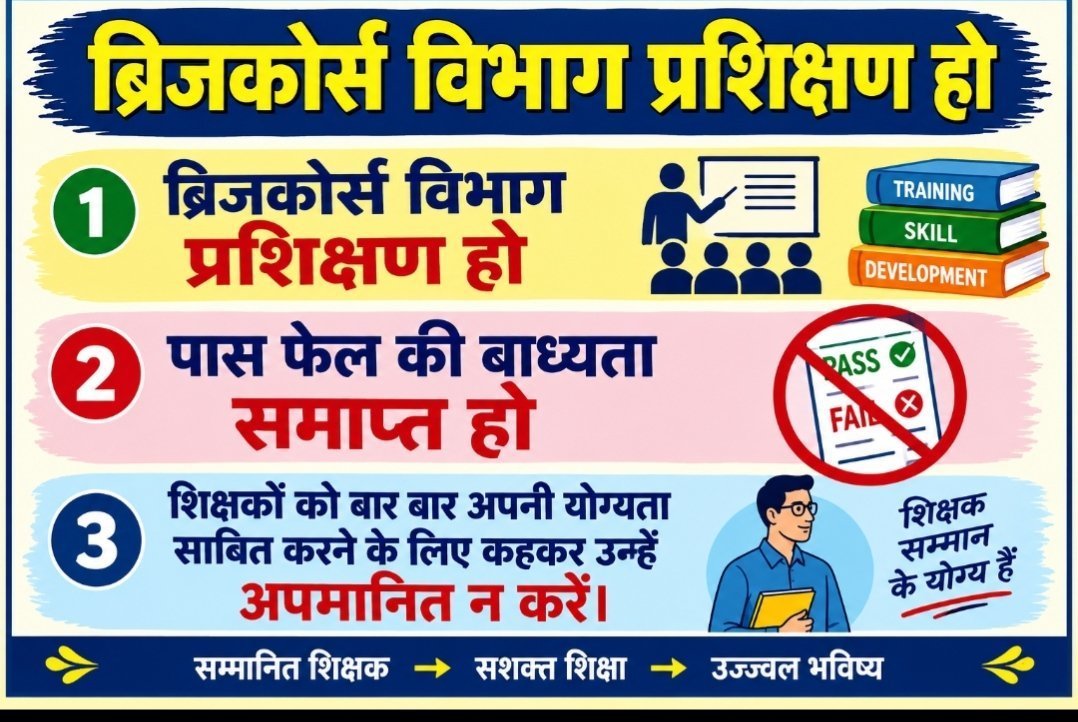jk11061991's tweet photo. डिग्री का नहीं, यह सीखने का आधार हो; ब्रिज कोर्स विभागीय प्रशिक्षण का रूप हो।
#ब��रिज_कोर्स_विभागीय_प्रशिक्षण_हो

@niostwit
@NCTE_Official
@EduMinOfIndia
@UPGov
@ABPNews
@myogiadityanath
@narendramodi
@AmitShah https://t.co/NkSukNM5Av