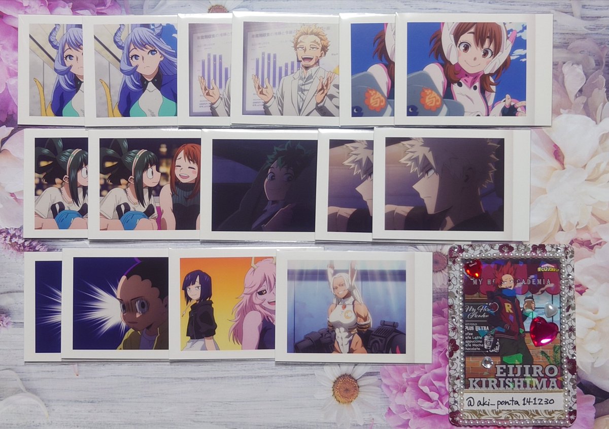 aki_ponta141230's tweet photo. 【交換】僕のヒーローアカデミア　ヒロアカ　ぱしゃこれ　More

[求]※画像➀参照
1枚➡1:19:23:24
複数枚➡6:11:14:31:35:50

[譲]※画像➁➂➃参照
2:3:4:5:7:9:12:13:15:17:21:22:25:26:27:28:29:32:34:37:38:39:43:44:48:49

※初回リトリン必読
※郵送 https://t.co/D70xwx1amz